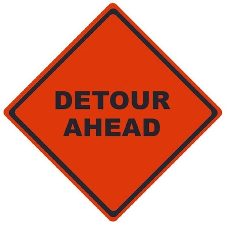 Nmc TRAFFIC, DETOUR AHEAD, 36X36, RUR3604 RUR3604